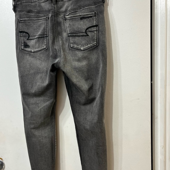 American Eagle De stressed Highrise Cropped Jegging - Picture 2 of 2